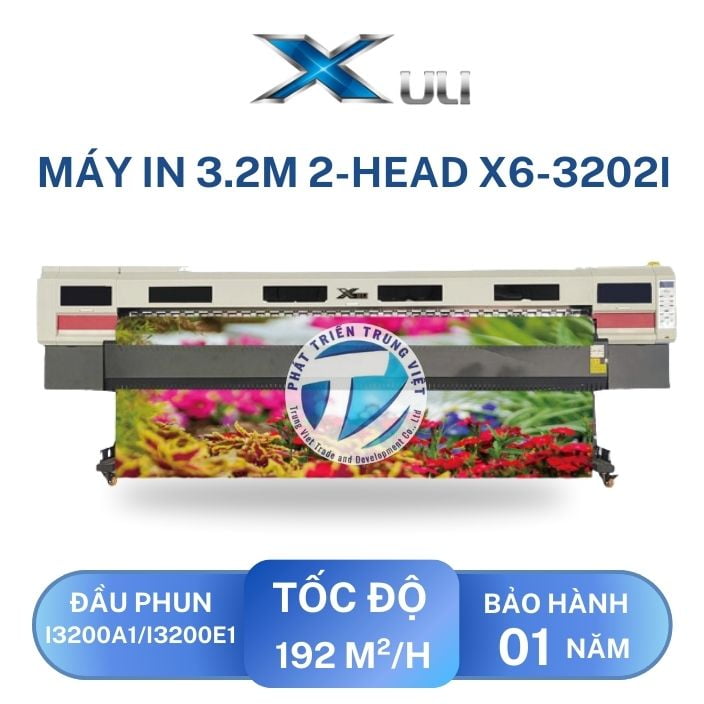Máy In Bạt 3.2M 2-Head X6-3202I
